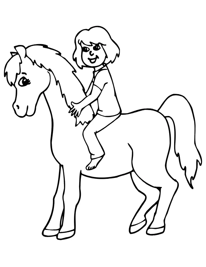 Desenhos de Cavalo E Cavaleiro Para Colorir 30