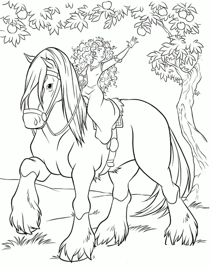 Desenhos de Cavalo E Cavaleiro Para Colorir 39