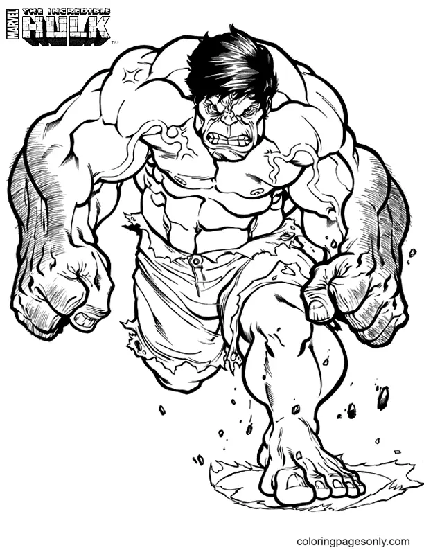 Hulk Coloring Pages 14