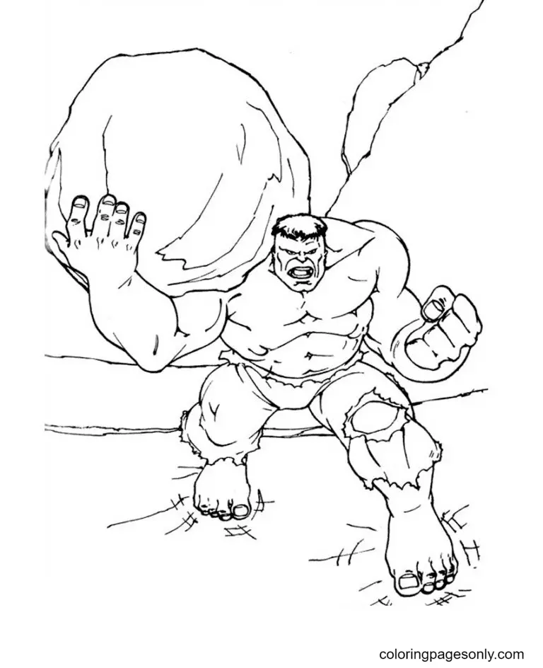 Hulk Coloring Pages 29