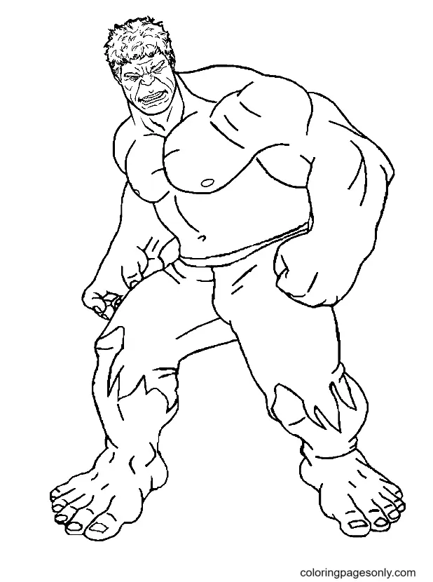 Hulk Coloring Pages 4