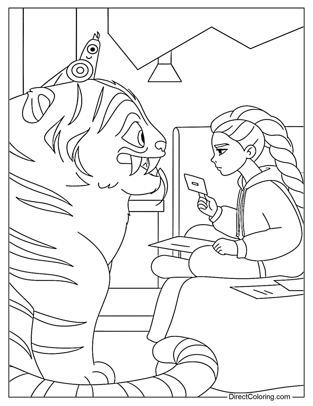 Huntrix Coloring Pages 18