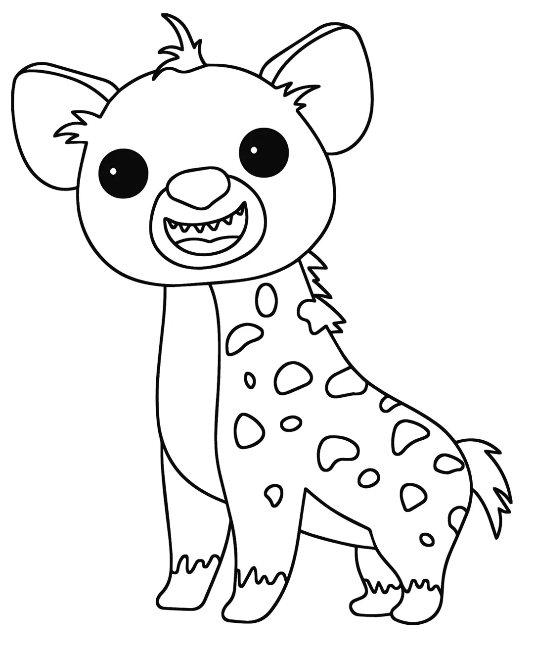 Hyena Ausmalbilder 10