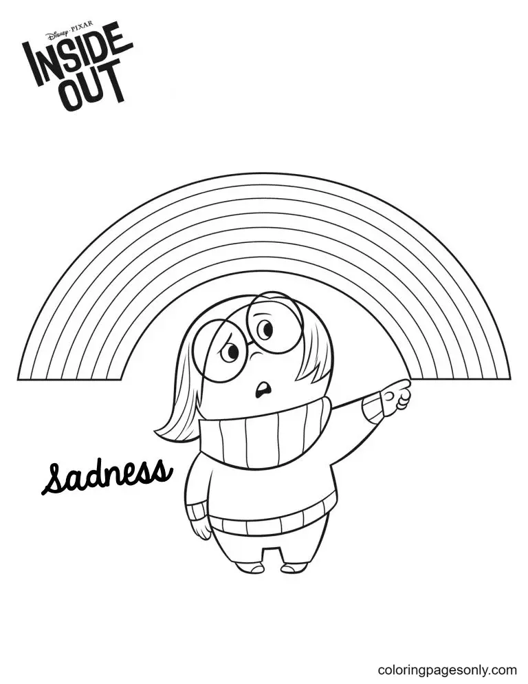 Inside Out Coloring Pages 28