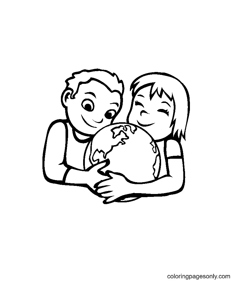 International Day of Peace Coloring Pages 34