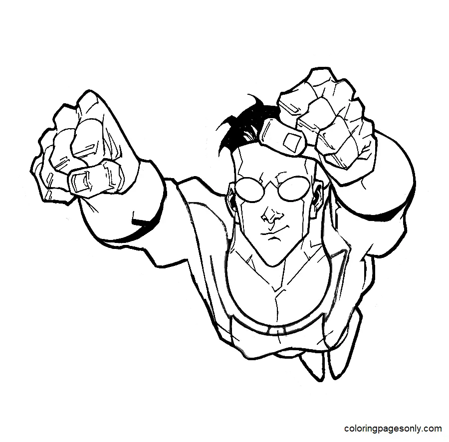 Invincible Coloring Pages 15