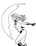 Desenhos de Mulher Invisivel Para Colorir 1
