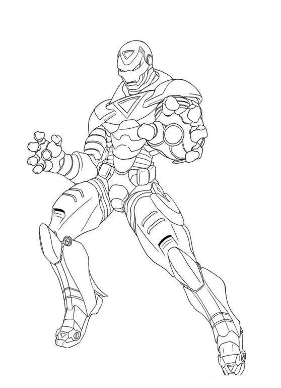 Iron man Coloring Pages 18