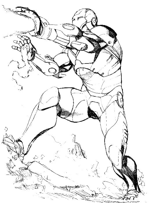 Iron man Coloring Pages 27
