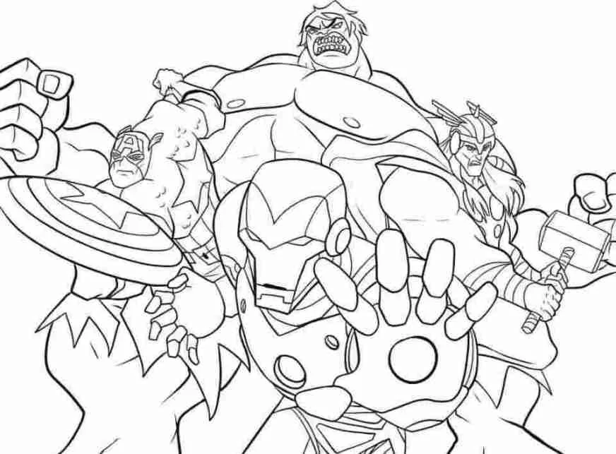 Iron man Coloring Pages 44