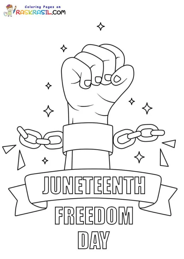 Juneteenth Ausmalbilder 7