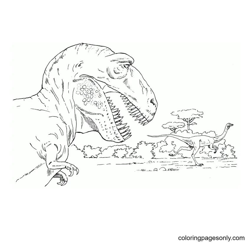 Jurassic World Coloring Pages 107