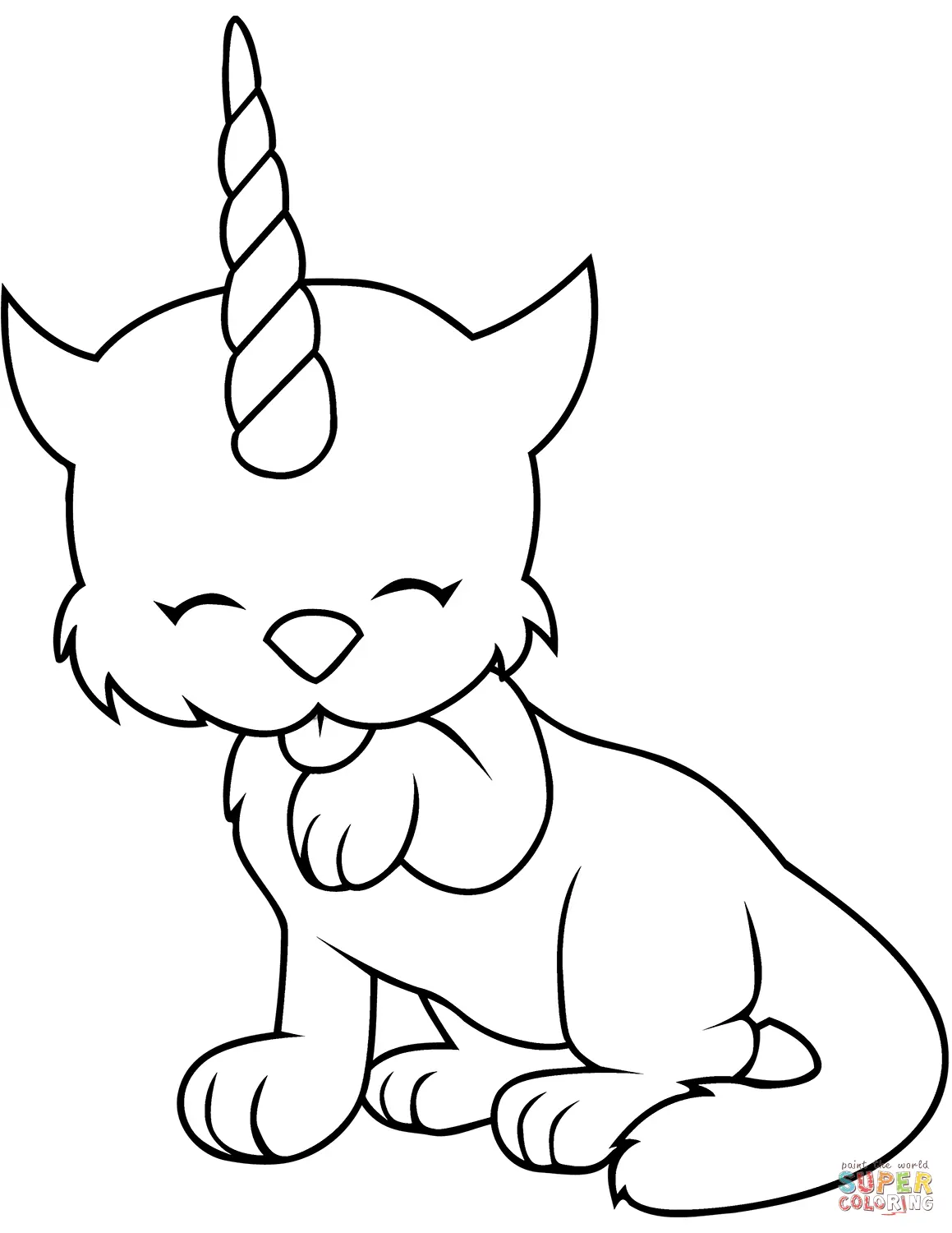 Kittycorn Coloring Pages 20