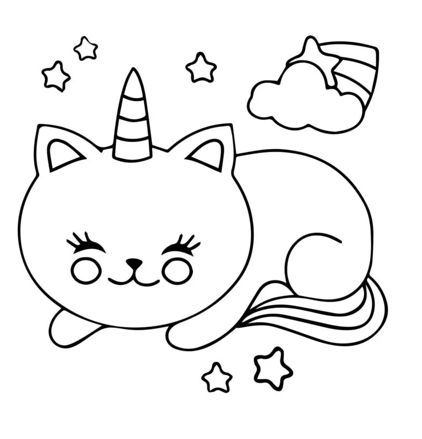 Kittycorn Coloring Pages 30