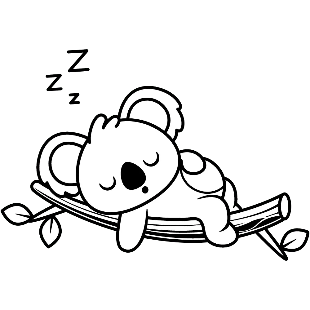 Koala Coloring Pages 14