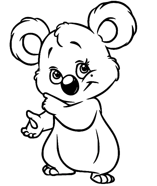 Koala Coloring Pages 24