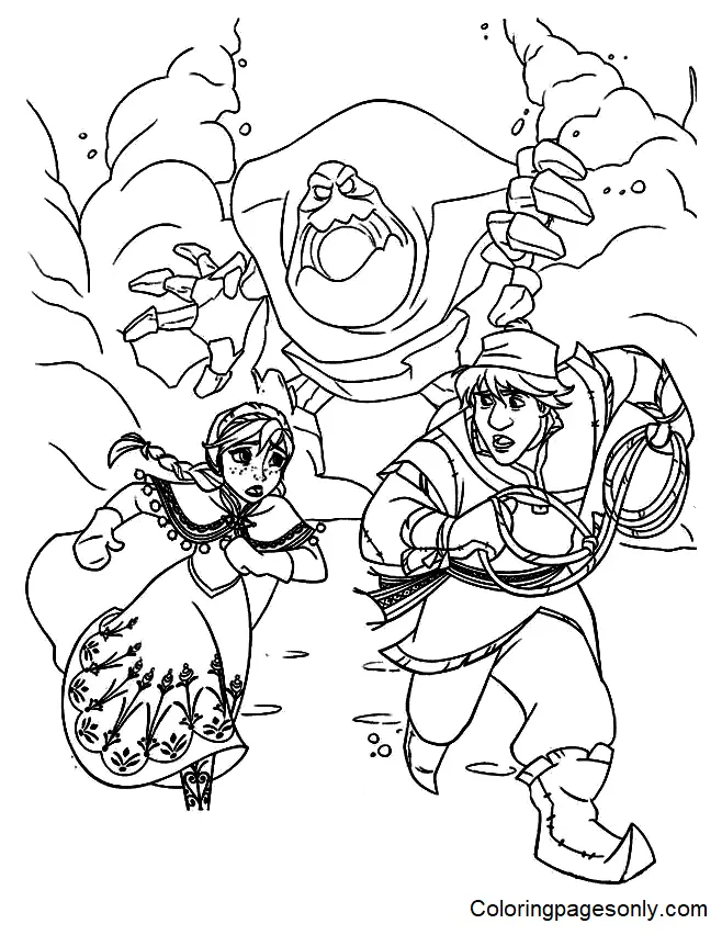 Desenhos de Kristoff Para Colorir 14