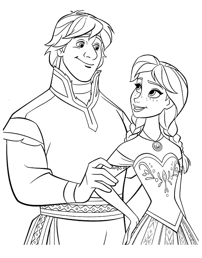 Desenhos de Kristoff Para Colorir 2