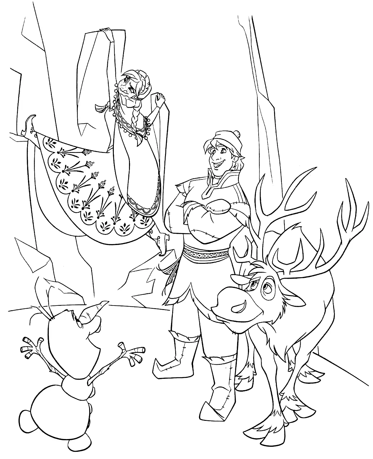 Desenhos de Kristoff Para Colorir 46