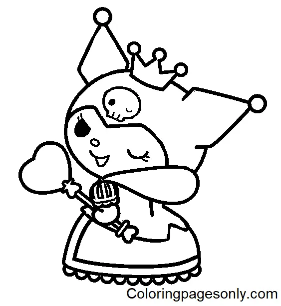 Kuromi Coloring Pages 23