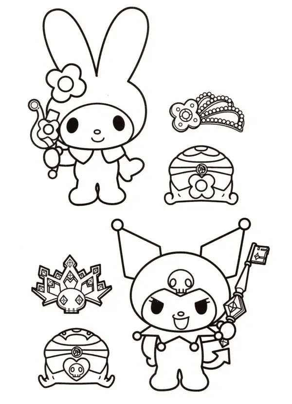 Kuromi Coloring Pages 5
