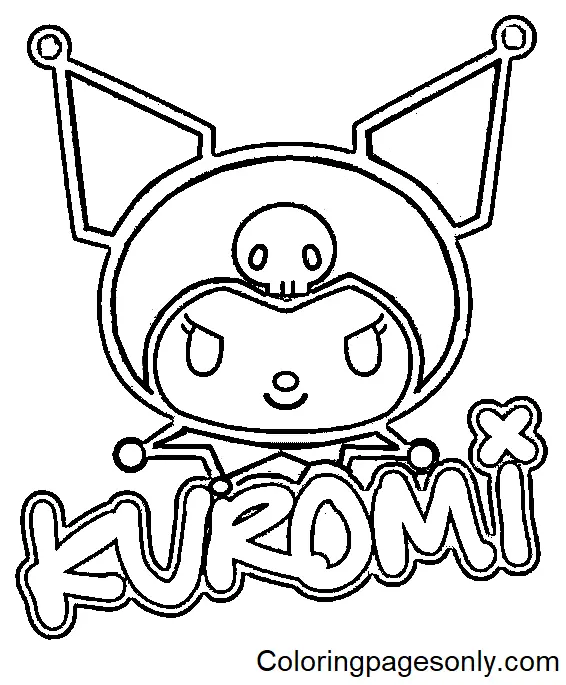 Kuromi Coloring Pages 6