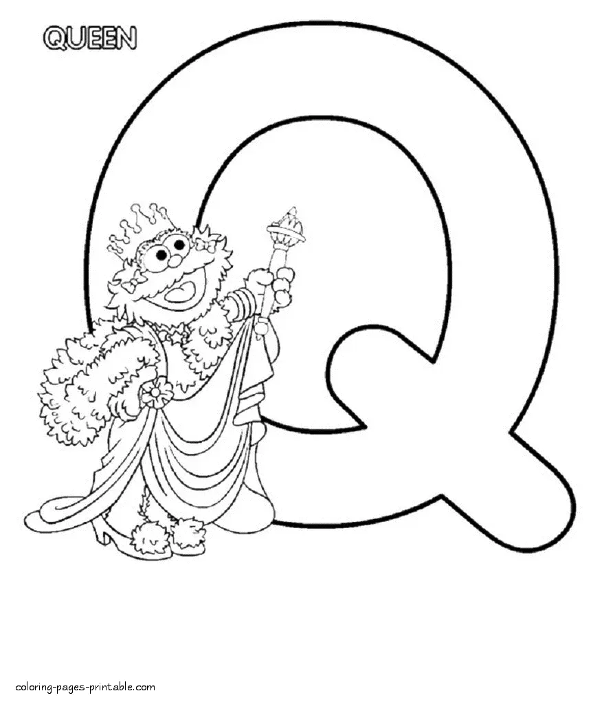 Buchstabe Q Ausmalbilder 37