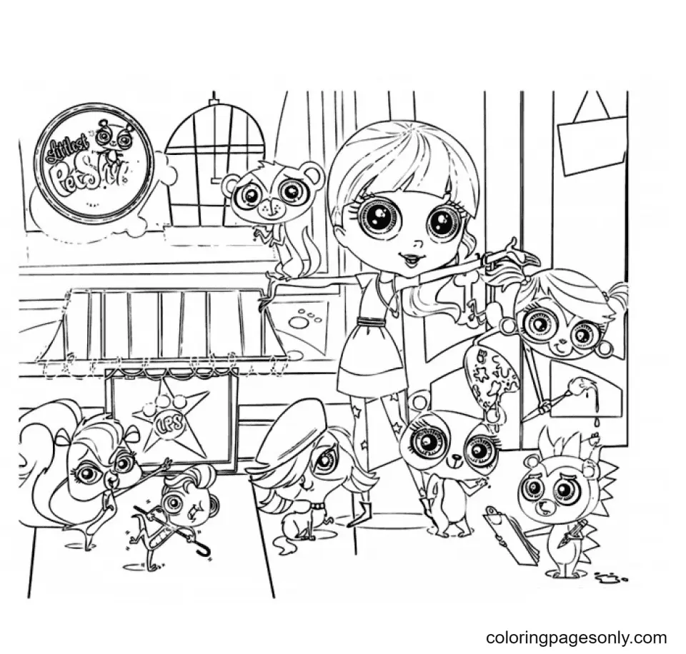 Littlest Pet Shop Ausmalbilder 10