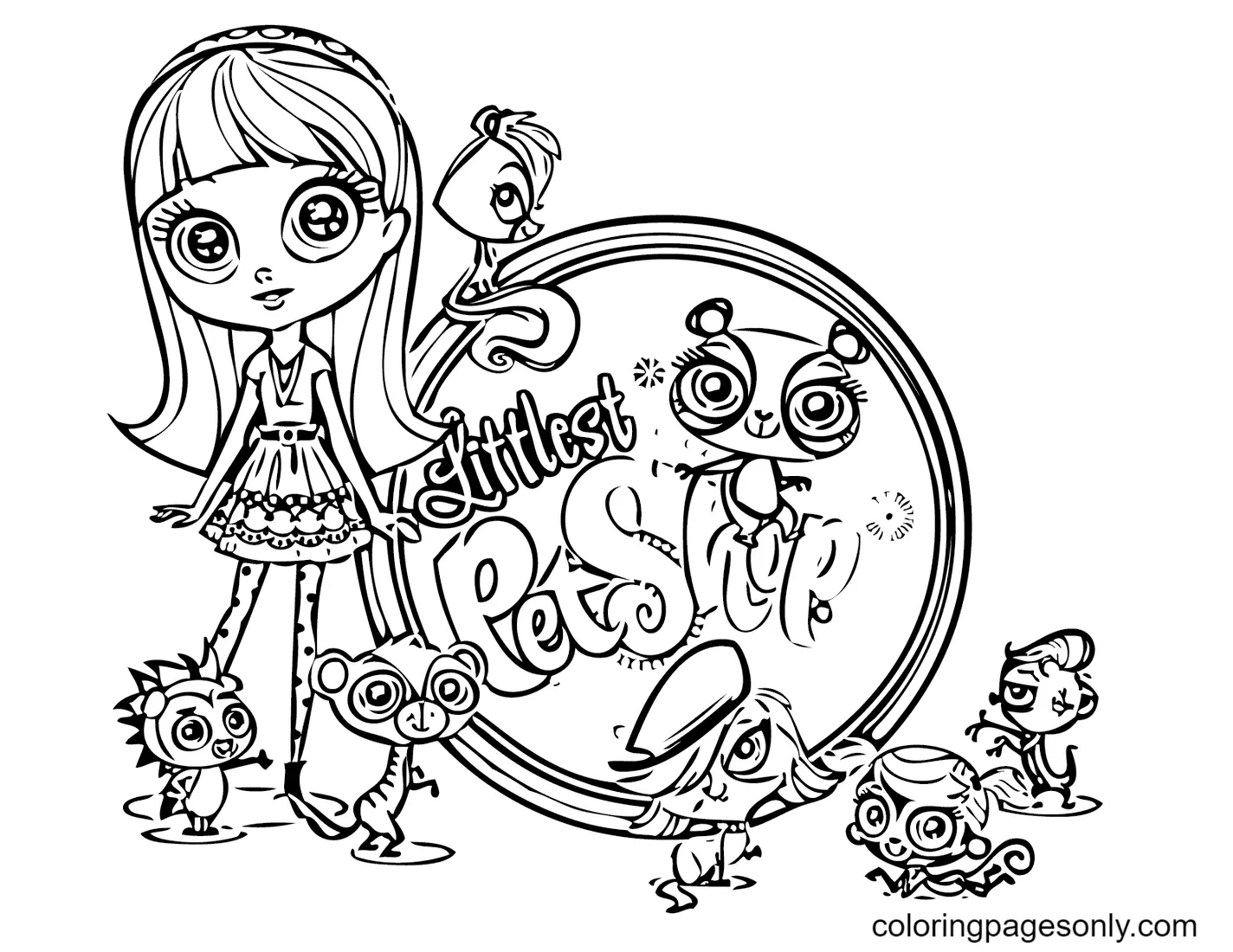 Littlest Pet Shop Ausmalbilder 13