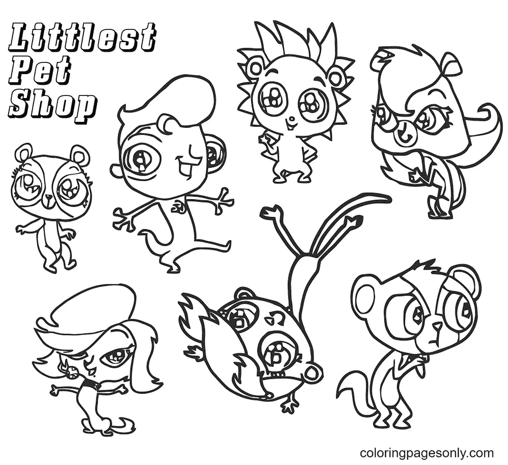 Littlest Pet Shop Ausmalbilder 26