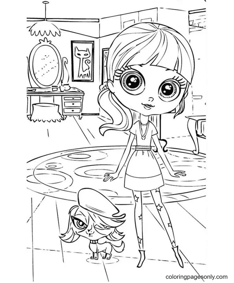 Littlest Pet Shop Ausmalbilder 29