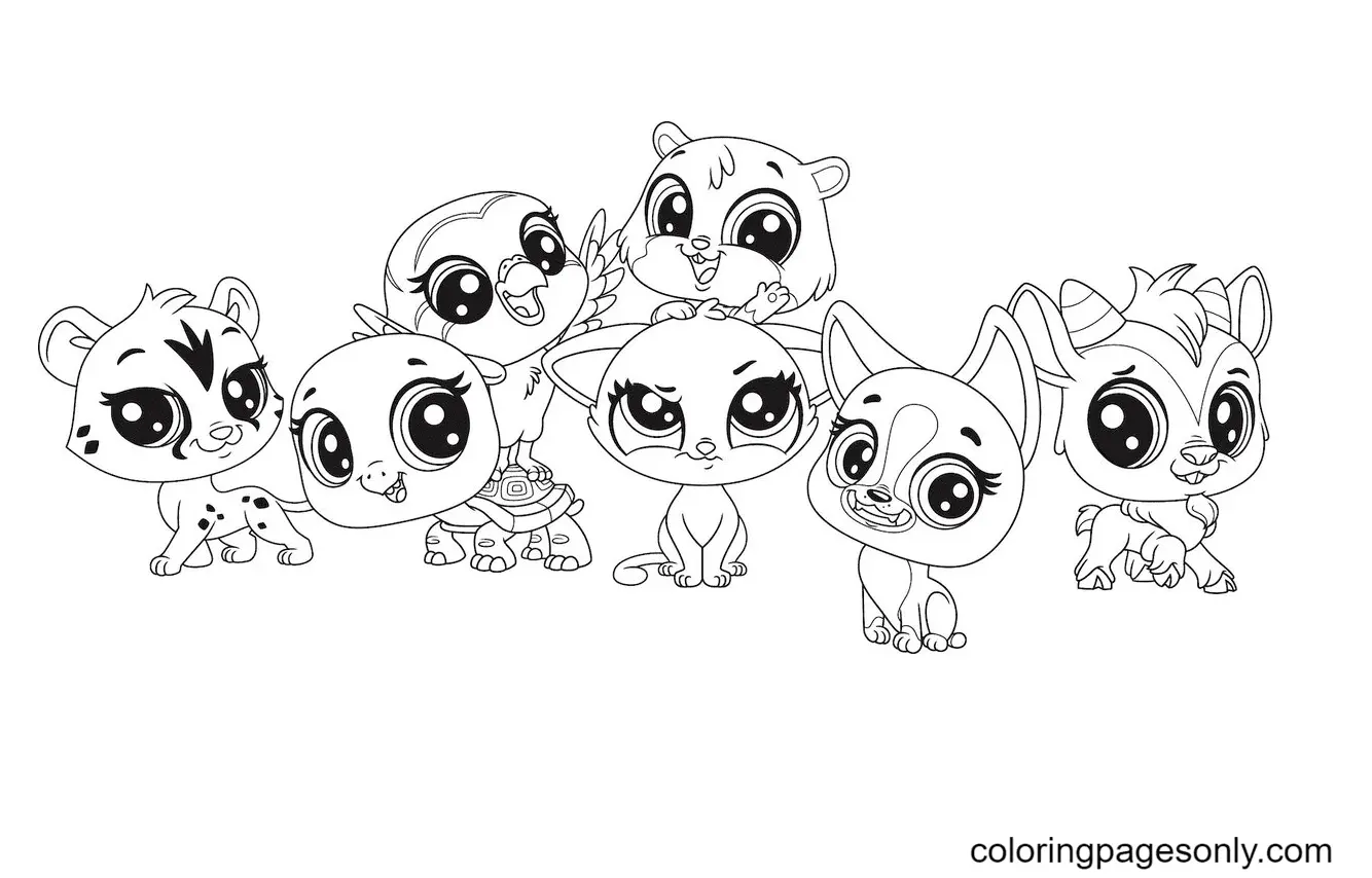 Littlest Pet Shop Ausmalbilder 3