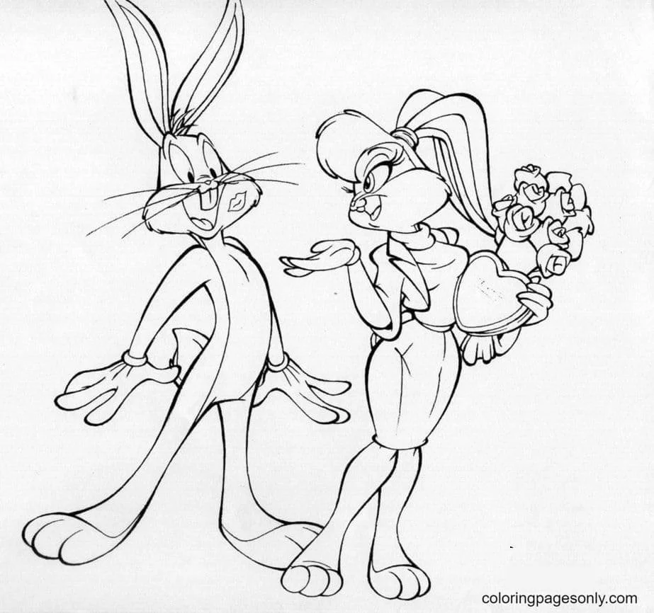 Lola Bunny Para Colorear 9