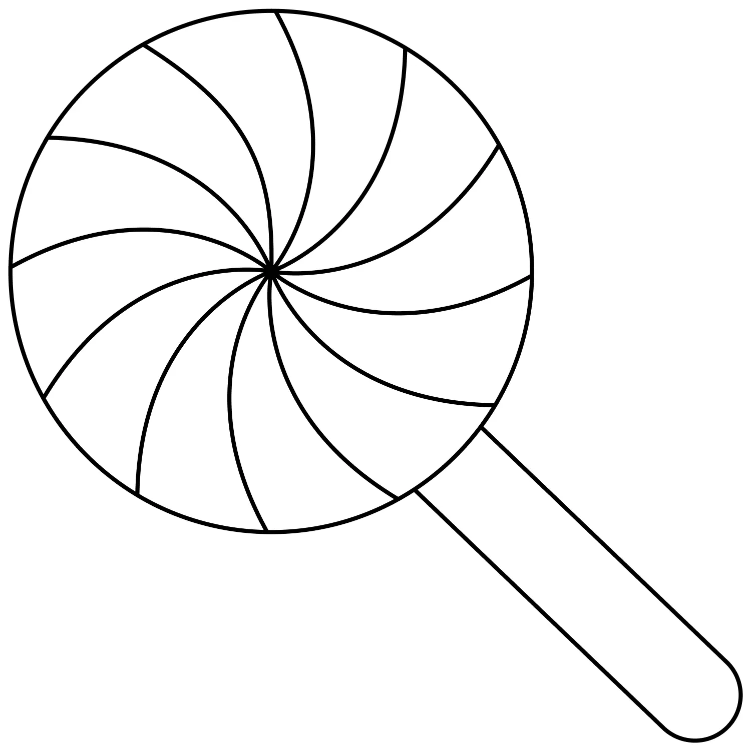 Pirulito Para Colorear 5