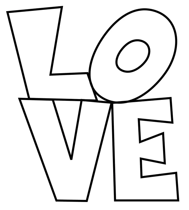 Amor Para Colorear 32