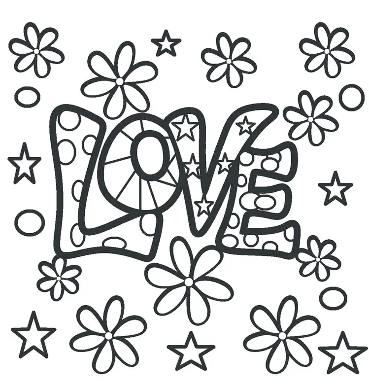 Amor Para Colorear 37