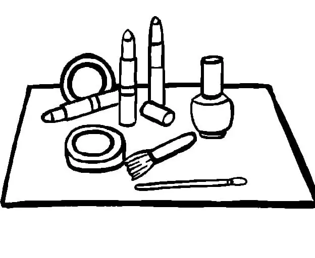 Makeup Ausmalbilder 52