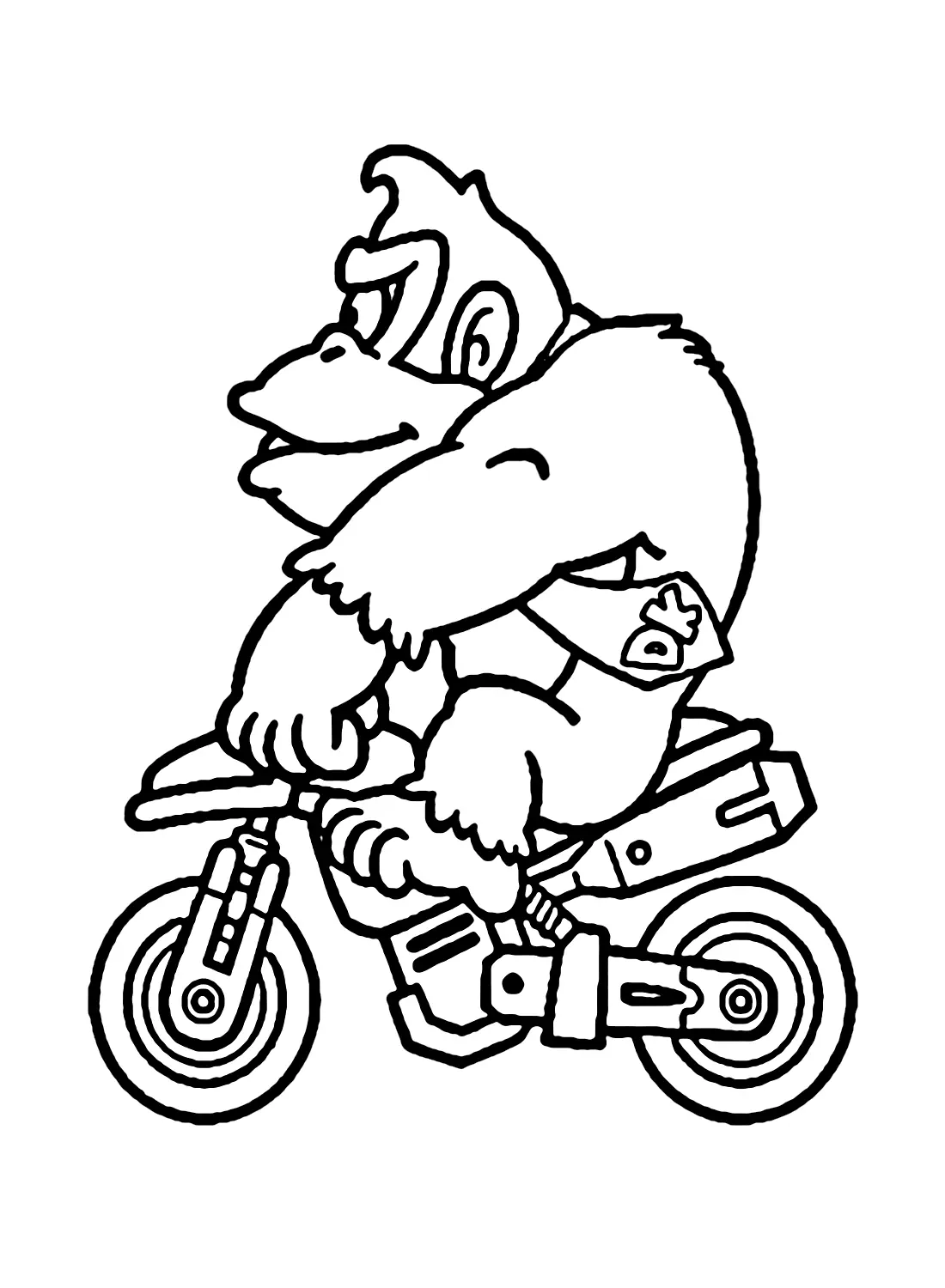 Desenhos de Mario Kart Para Colorir 12