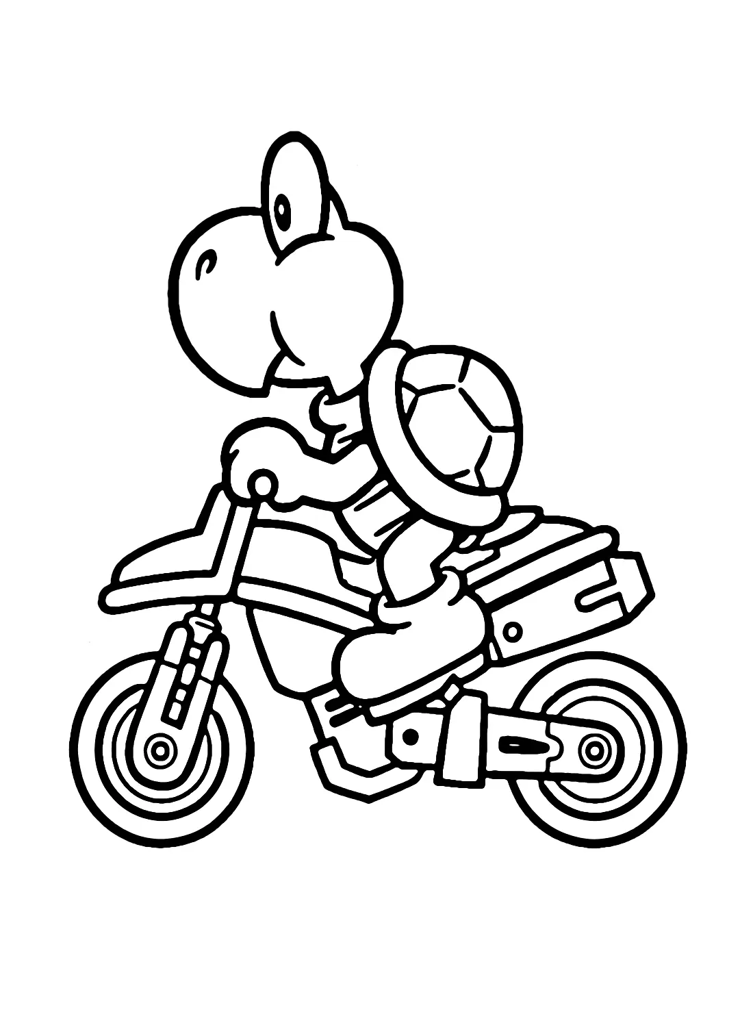 Desenhos de Mario Kart Para Colorir 17