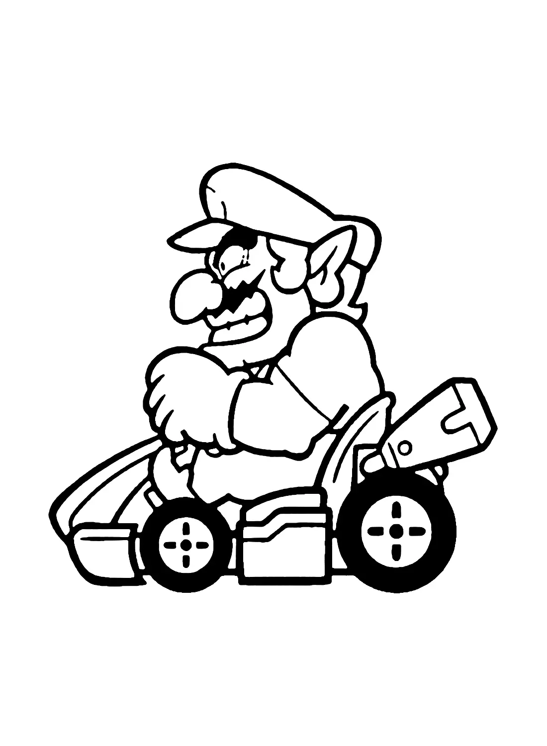 Desenhos de Mario Kart Para Colorir 7