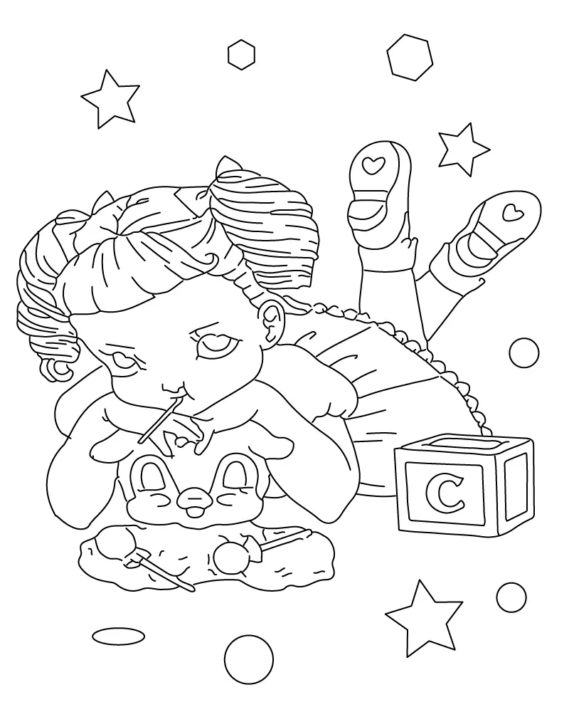 Melanie Martinez Para Colorear