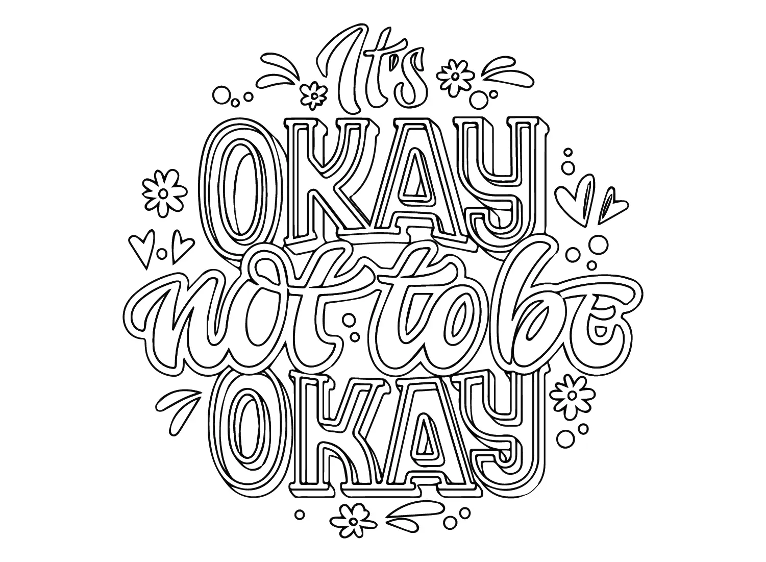 Mental Health Coloring Pages 20