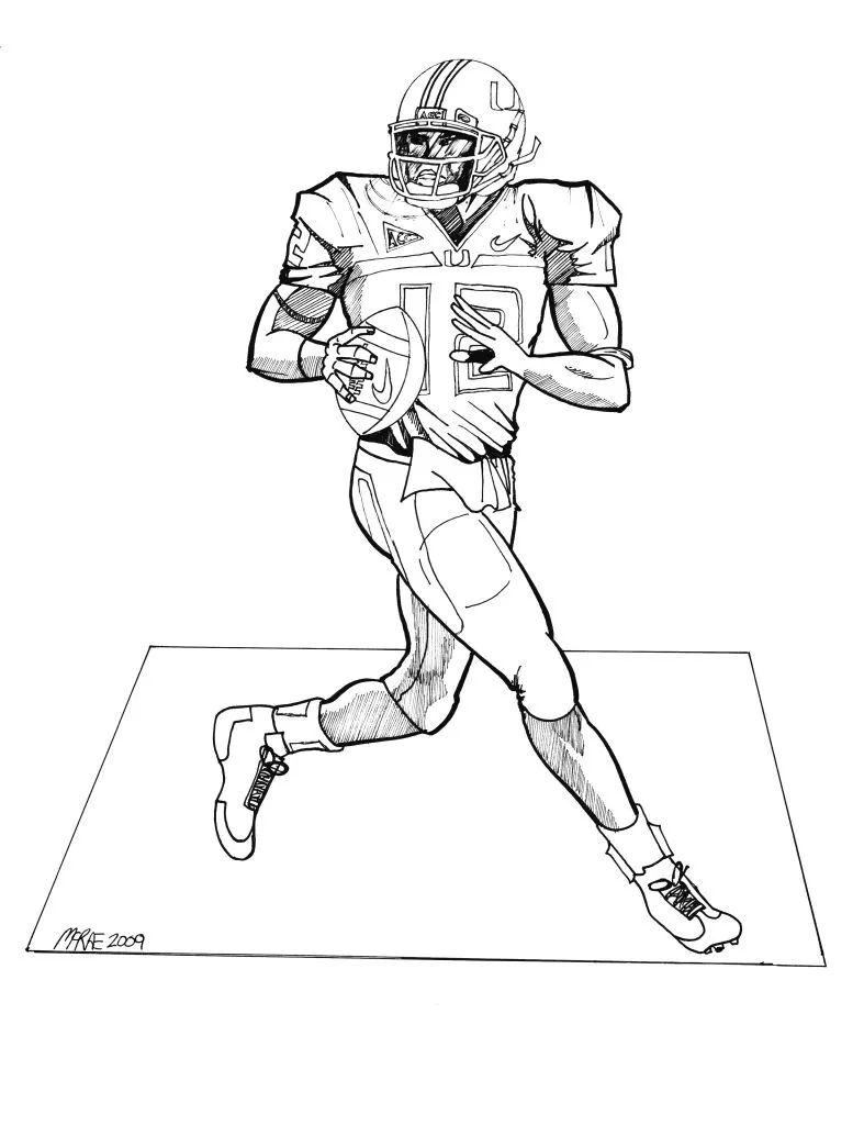 Miami Dolphins Ausmalbilder 3