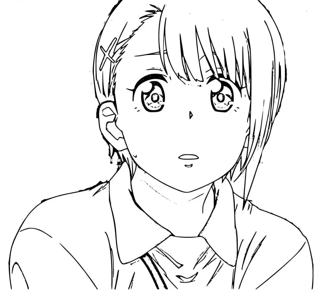 Mieruko Chan Para Colorear