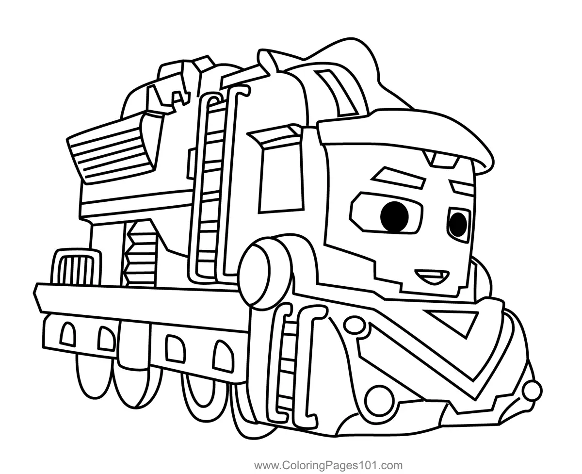 Mighty Express Coloring Pages 6