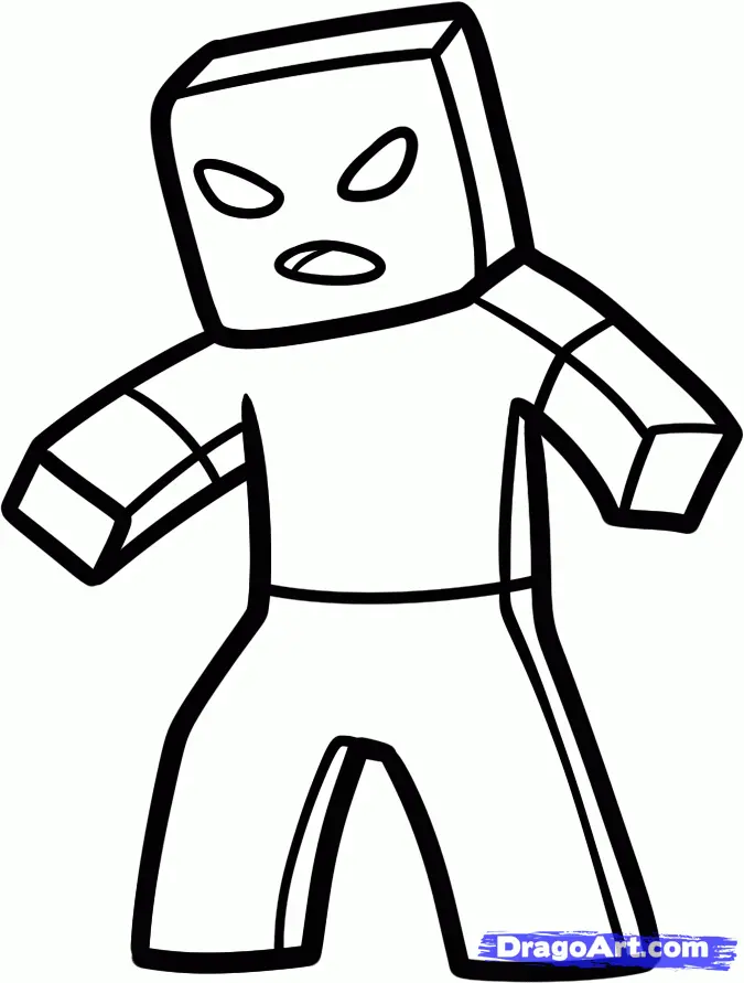 Minecraft Coloring Pages 16