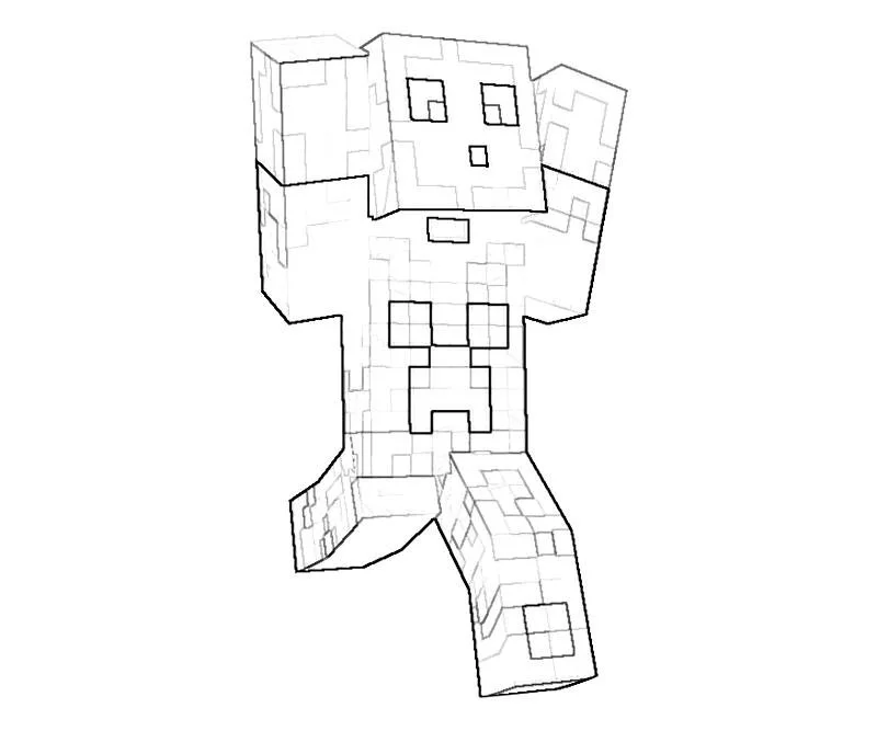 Minecraft Coloring Pages 23