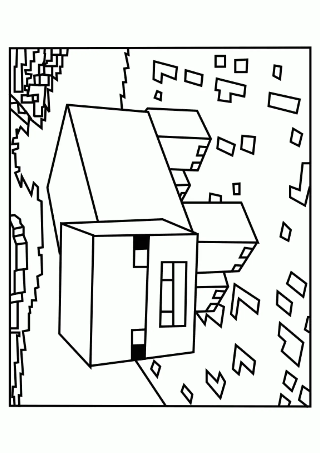 Minecraft Coloring Pages 39