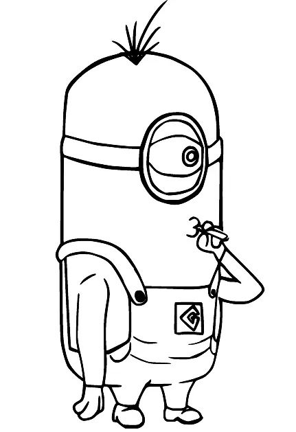 Minions Para Colorear
