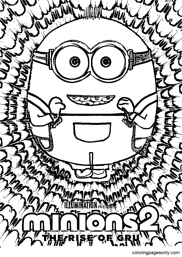 Minions The Rise Of Gru Coloring Pages 5